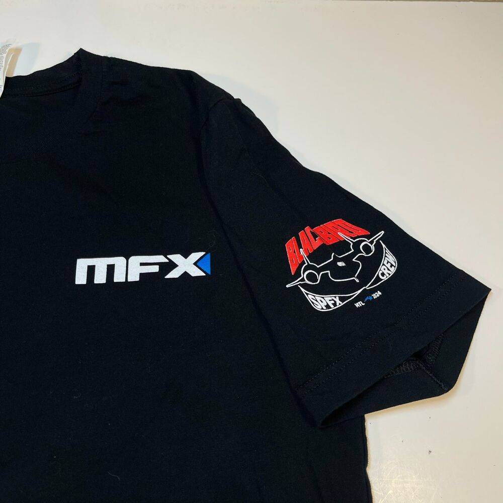 MFX BLACKBIRD SR-71 USAF SPFX CREW FOX TROT SPECIAL EFFECTS T SHIRT Sz Mens XL